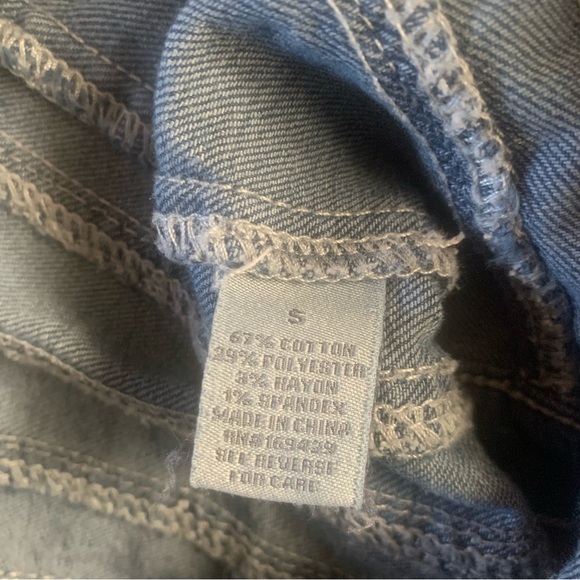 Denim Button-Up Corset Top - Picture 3 of 3